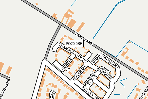 PO20 0BF map - OS OpenMap – Local (Ordnance Survey)