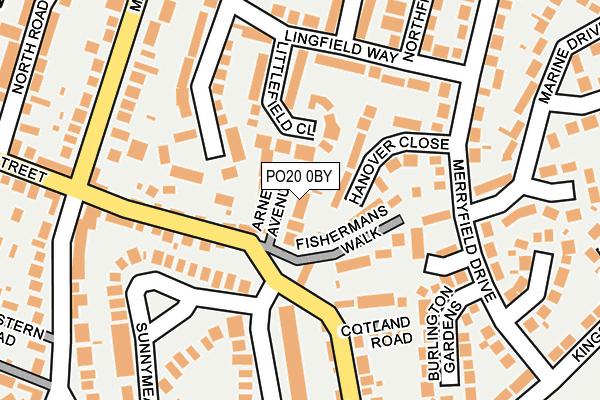 PO20 0BY map - OS OpenMap – Local (Ordnance Survey)