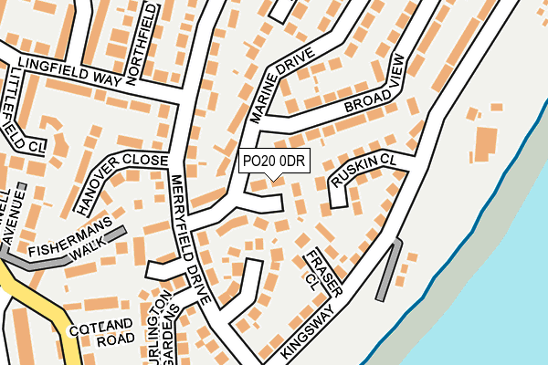 PO20 0DR map - OS OpenMap – Local (Ordnance Survey)