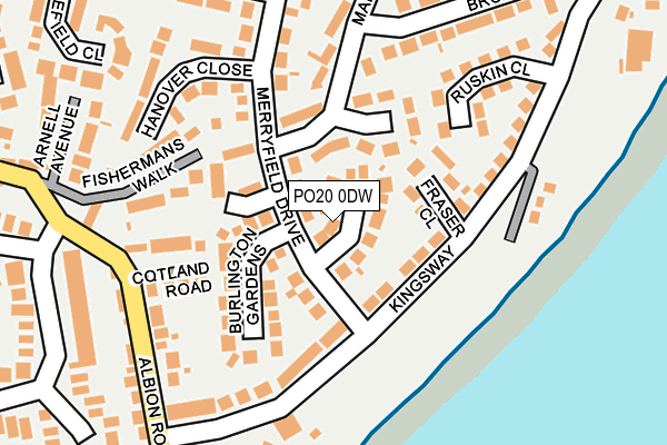PO20 0DW map - OS OpenMap – Local (Ordnance Survey)