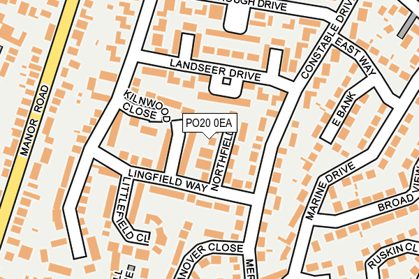 PO20 0EA map - OS OpenMap – Local (Ordnance Survey)
