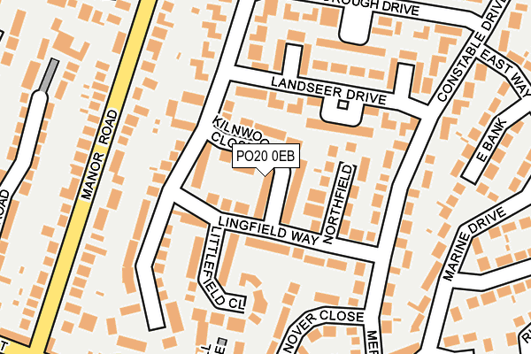 PO20 0EB map - OS OpenMap – Local (Ordnance Survey)