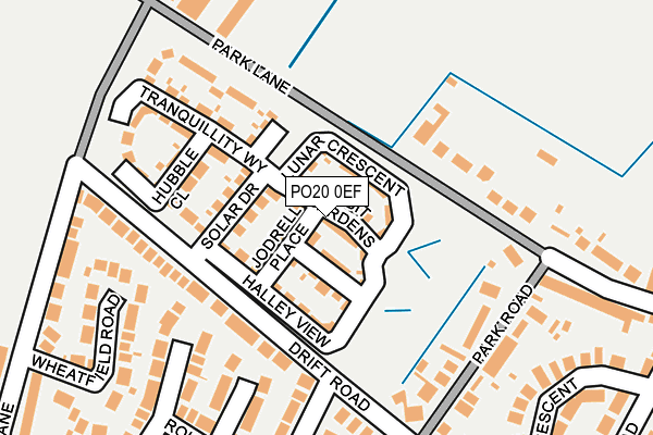 PO20 0EF map - OS OpenMap – Local (Ordnance Survey)