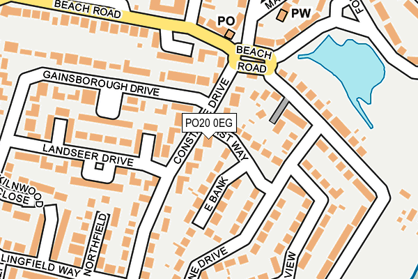 PO20 0EG map - OS OpenMap – Local (Ordnance Survey)