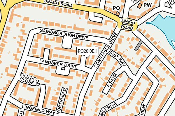 PO20 0EH map - OS OpenMap – Local (Ordnance Survey)