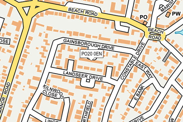PO20 0EN map - OS OpenMap – Local (Ordnance Survey)