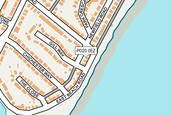 PO20 0EZ map - OS OpenMap – Local (Ordnance Survey)