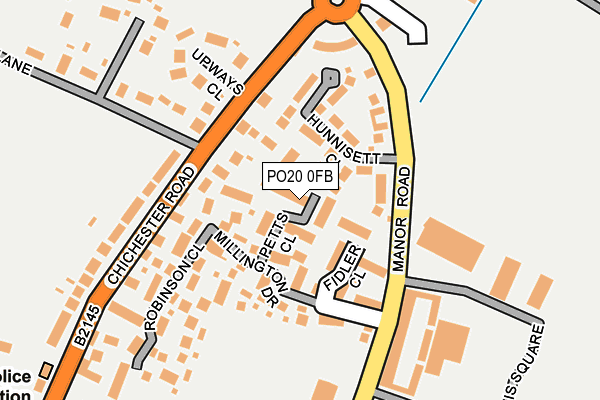 PO20 0FB map - OS OpenMap – Local (Ordnance Survey)