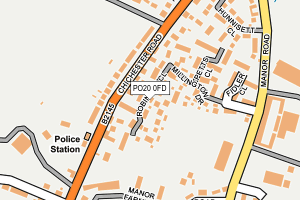 PO20 0FD map - OS OpenMap – Local (Ordnance Survey)