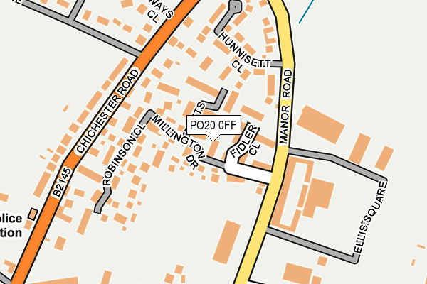 PO20 0FF map - OS OpenMap – Local (Ordnance Survey)