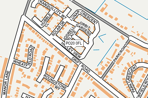 PO20 0FL map - OS OpenMap – Local (Ordnance Survey)