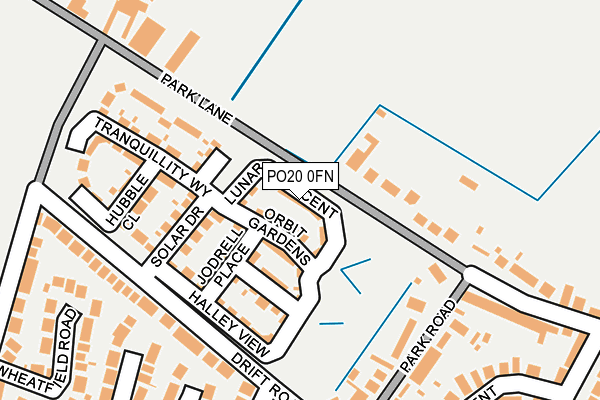 PO20 0FN map - OS OpenMap – Local (Ordnance Survey)