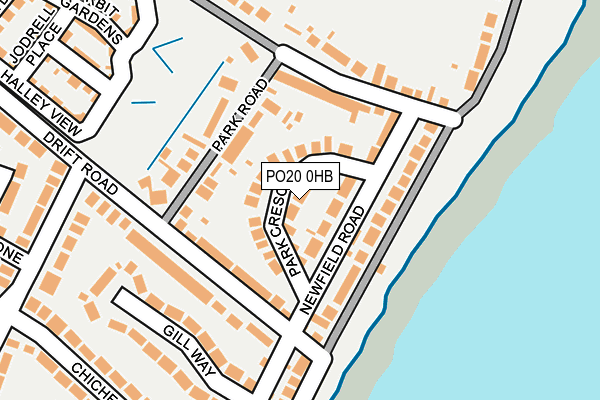 PO20 0HB map - OS OpenMap – Local (Ordnance Survey)