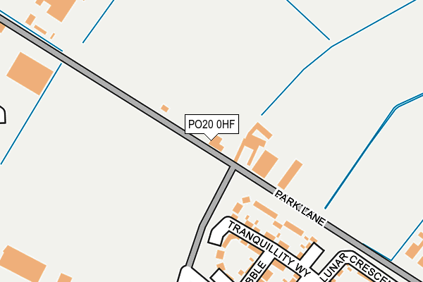 PO20 0HF map - OS OpenMap – Local (Ordnance Survey)