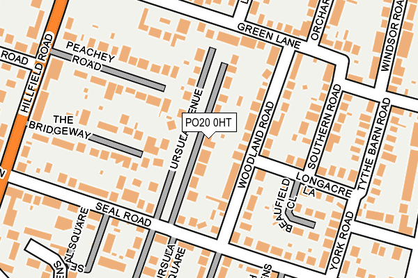 PO20 0HT map - OS OpenMap – Local (Ordnance Survey)