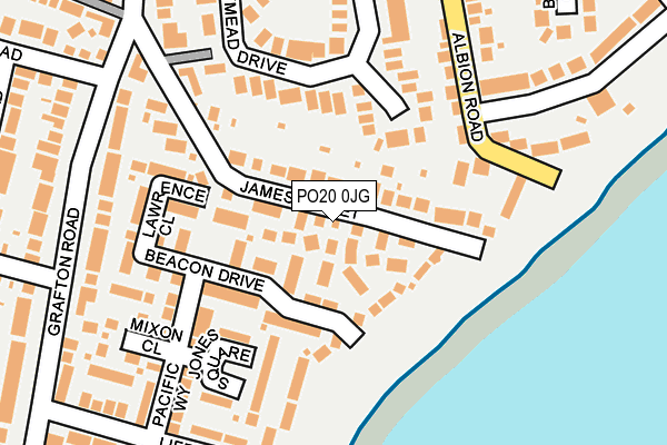 PO20 0JG map - OS OpenMap – Local (Ordnance Survey)