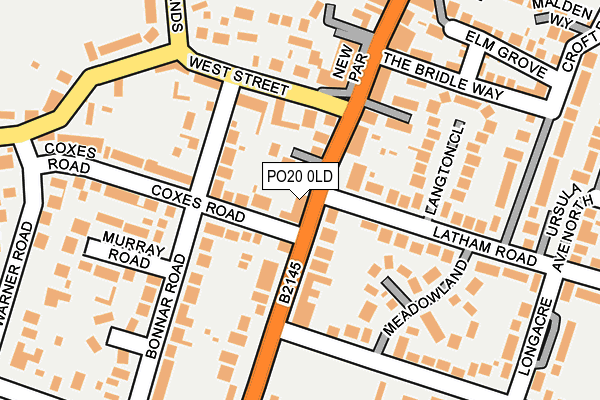 PO20 0LD map - OS OpenMap – Local (Ordnance Survey)