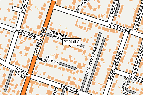PO20 0LG map - OS OpenMap – Local (Ordnance Survey)