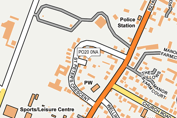 PO20 0NA map - OS OpenMap – Local (Ordnance Survey)