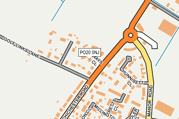 PO20 0NJ map - OS OpenMap – Local (Ordnance Survey)