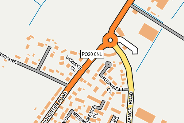PO20 0NL map - OS OpenMap – Local (Ordnance Survey)
