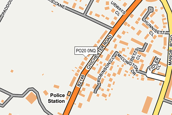 PO20 0NQ map - OS OpenMap – Local (Ordnance Survey)