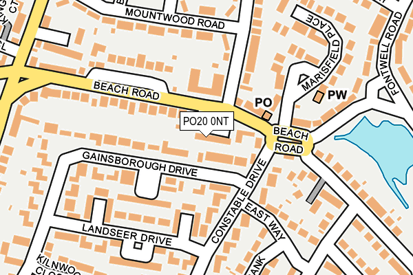 PO20 0NT map - OS OpenMap – Local (Ordnance Survey)