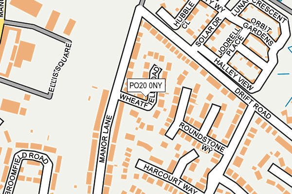 PO20 0NY map - OS OpenMap – Local (Ordnance Survey)