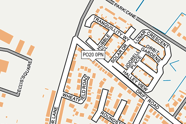 PO20 0PN map - OS OpenMap – Local (Ordnance Survey)