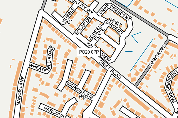 PO20 0PP map - OS OpenMap – Local (Ordnance Survey)