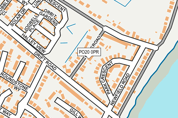 PO20 0PR map - OS OpenMap – Local (Ordnance Survey)