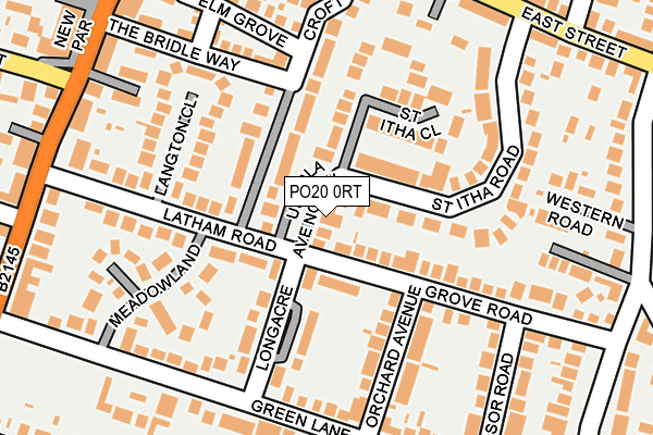 PO20 0RT map - OS OpenMap – Local (Ordnance Survey)