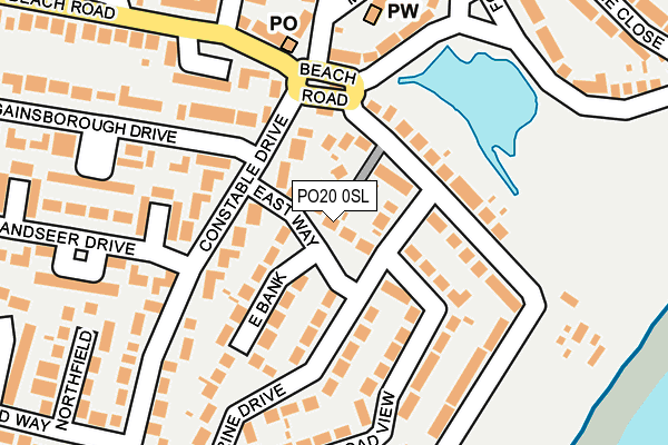 PO20 0SL map - OS OpenMap – Local (Ordnance Survey)