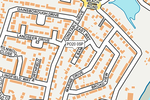 PO20 0SP map - OS OpenMap – Local (Ordnance Survey)