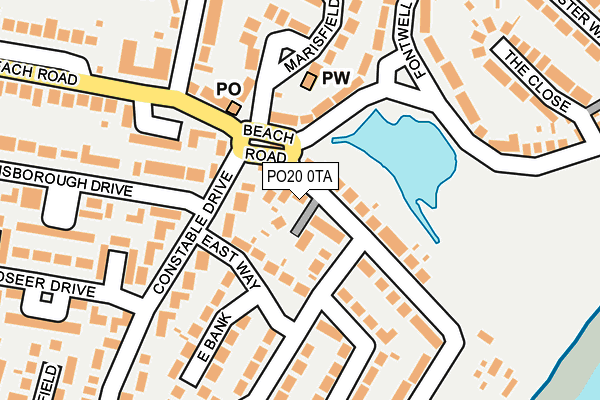 PO20 0TA map - OS OpenMap – Local (Ordnance Survey)