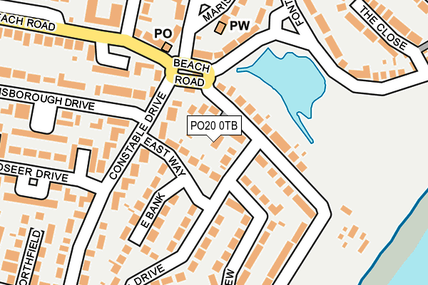 PO20 0TB map - OS OpenMap – Local (Ordnance Survey)