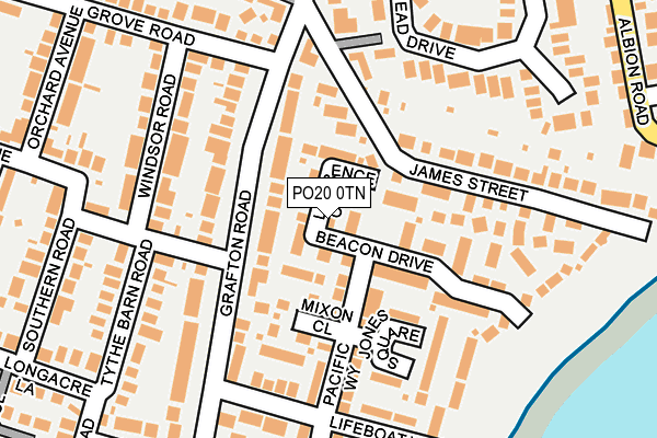 PO20 0TN map - OS OpenMap – Local (Ordnance Survey)