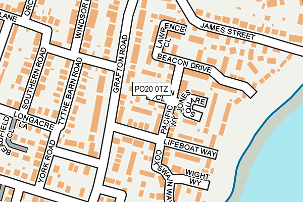 PO20 0TZ map - OS OpenMap – Local (Ordnance Survey)