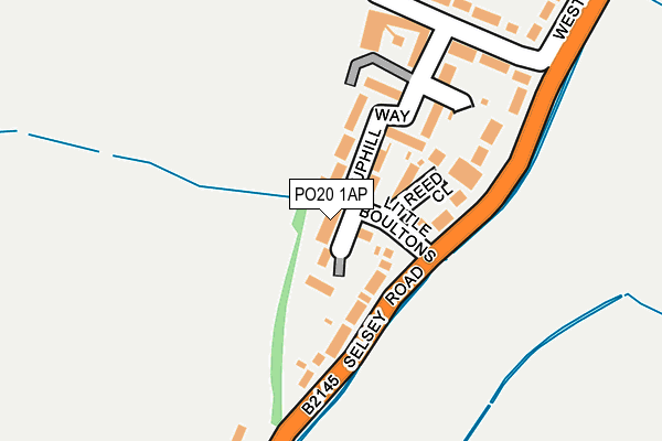 PO20 1AP map - OS OpenMap – Local (Ordnance Survey)