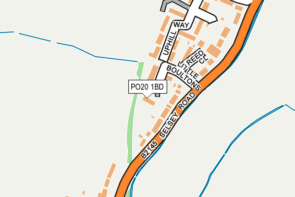 PO20 1BD map - OS OpenMap – Local (Ordnance Survey)