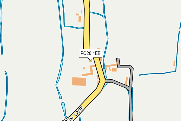 PO20 1EB map - OS OpenMap – Local (Ordnance Survey)