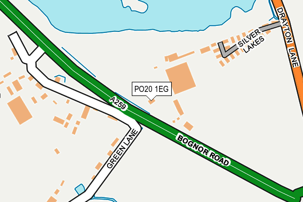 PO20 1EG map - OS OpenMap – Local (Ordnance Survey)