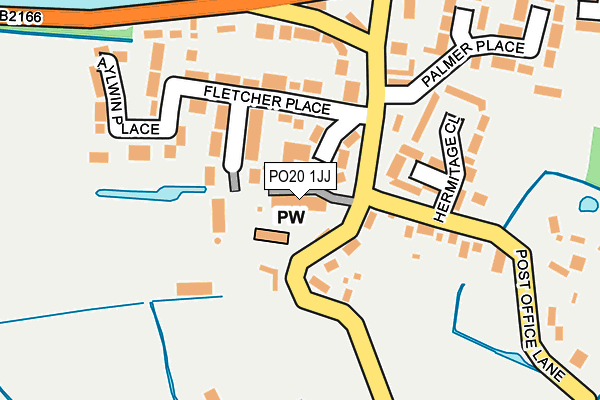 PO20 1JJ map - OS OpenMap – Local (Ordnance Survey)