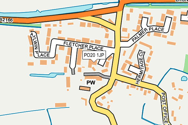 PO20 1JP map - OS OpenMap – Local (Ordnance Survey)