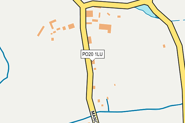 PO20 1LU map - OS OpenMap – Local (Ordnance Survey)