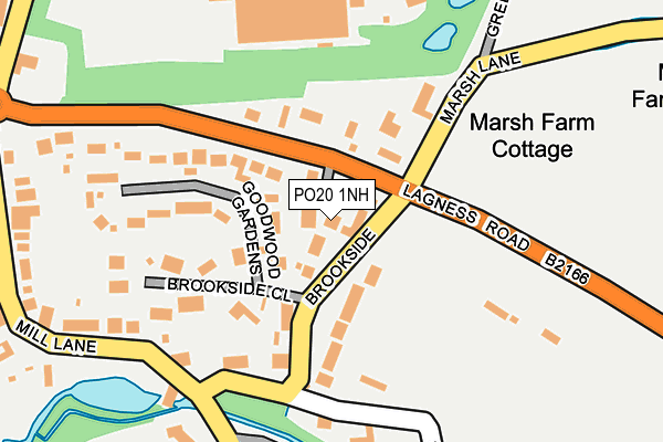PO20 1NH map - OS OpenMap – Local (Ordnance Survey)