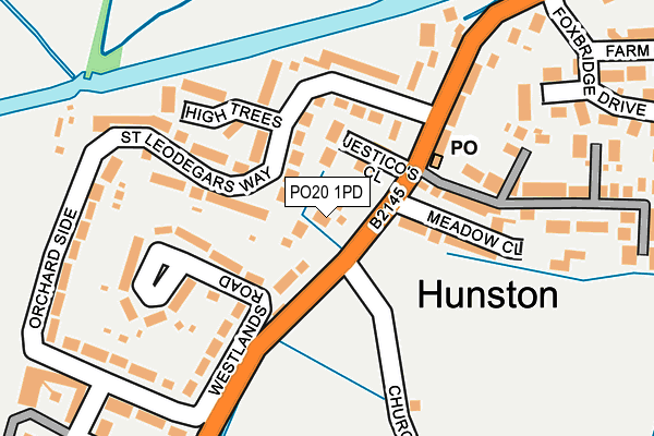 PO20 1PD map - OS OpenMap – Local (Ordnance Survey)