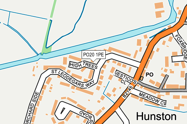 PO20 1PE map - OS OpenMap – Local (Ordnance Survey)