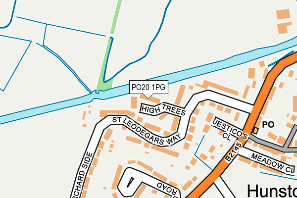 PO20 1PG map - OS OpenMap – Local (Ordnance Survey)
