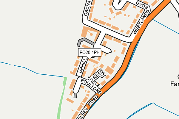 PO20 1PH map - OS OpenMap – Local (Ordnance Survey)